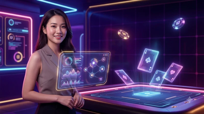Quy trình 4 bước xây dựng chiến thuật Baccarat với bảng điểm và chips vàng
